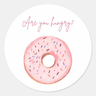“Are You Hungry?” Doughnut Sticker 🍩💞