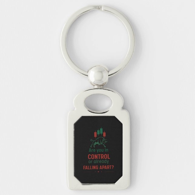 Are You in Control? – Trader Discipline Key Ring (Front)