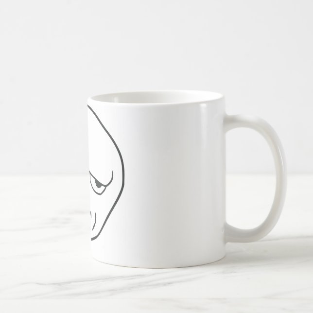 are you kidding me face coffee mug (Right)