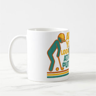 Are You Looking At My Putt Funny Golf Lover  Golfi Coffee Mug