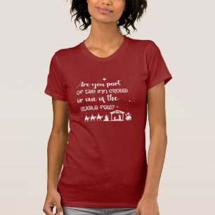 Are You Part Of The Inn Crowd? Christian Christmas T-Shirt