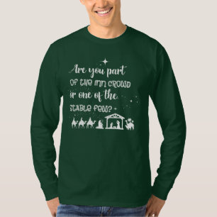 Are You Part Of The Inn Crowd? Christian Christmas T-Shirt