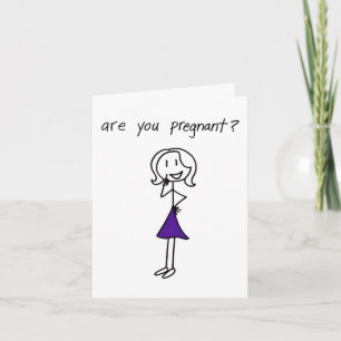 "Are you pregnant?" Announcement