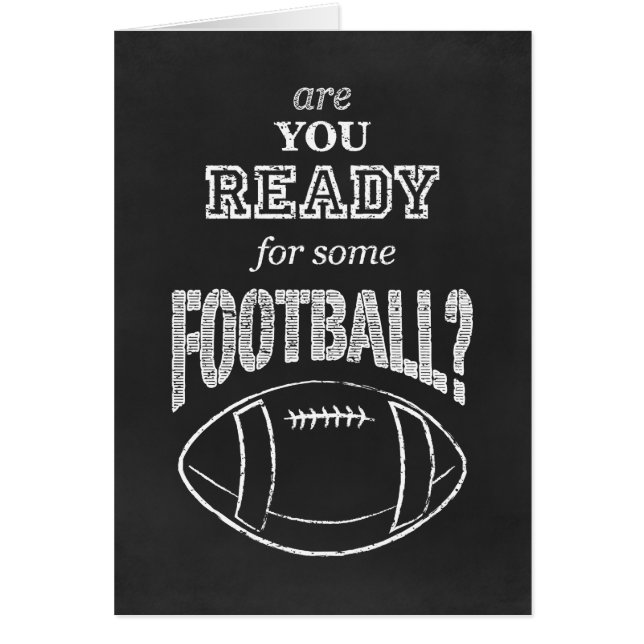are you ready for some football? (Front)