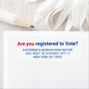 Are you registered to vote patriotic election