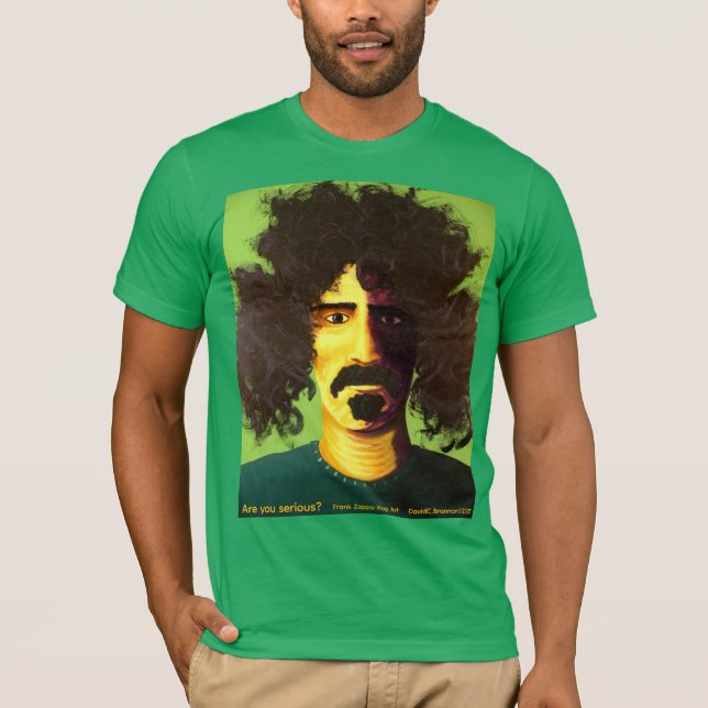 "Are you serious?", Zappa, humor, pop art T-Shirt (Front)