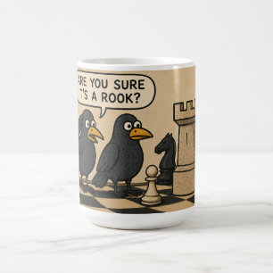Are You Sure It’s a Rook? – Funny Chess Cartoon Coffee Mug