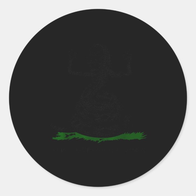 Are You Treading On Me Gadsden Snake Satire Patrio Classic Round Sticker (Front)