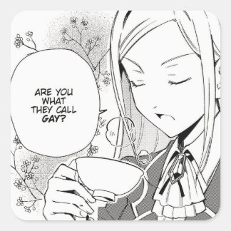 Are You What They Call Gay? | WataOshi |  Square Sticker