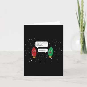 Are You Working Over The Holidays Funny Christmas  Card