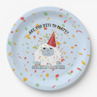 Are You Yeti to Party Cute Cartoon Party Yeti