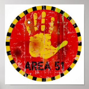 Area51 Retro sign 