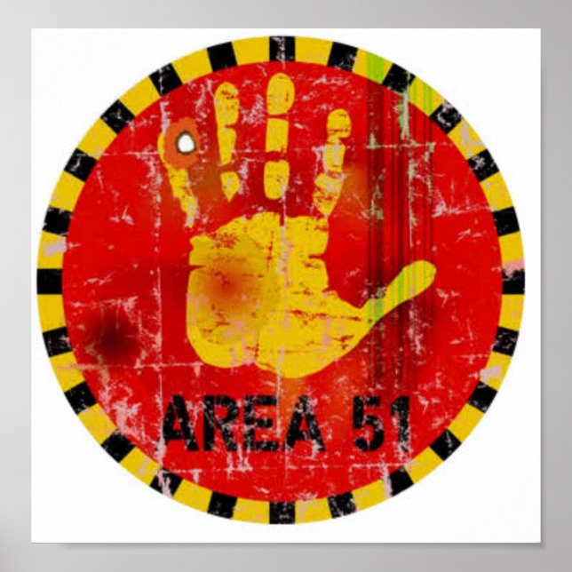 Area51 Retro sign  (Front)