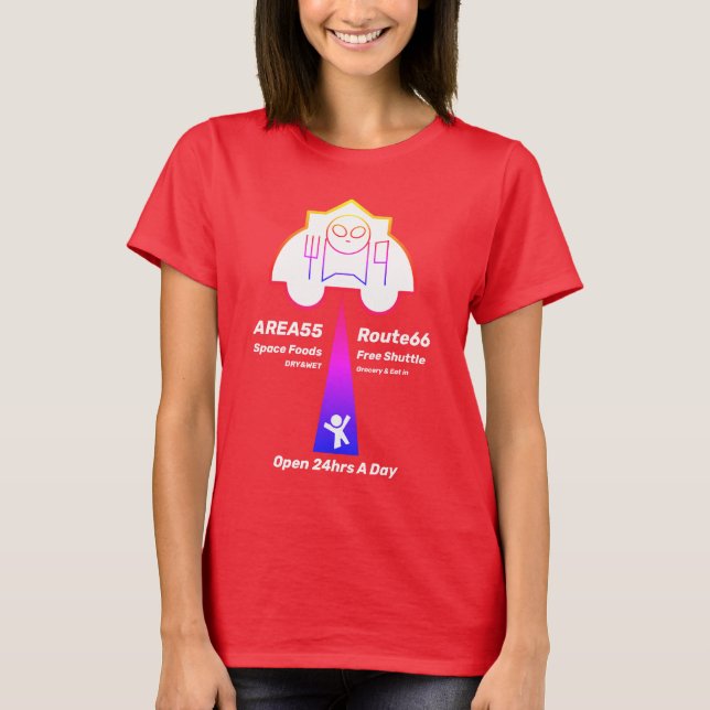 Area55 Dinner T-Shirt (Front)