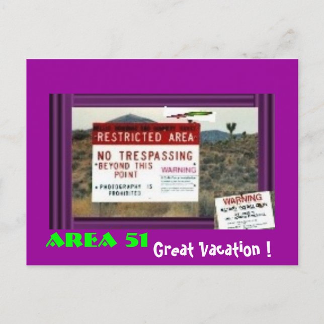 Area5i.com vacation Postcard (Front)