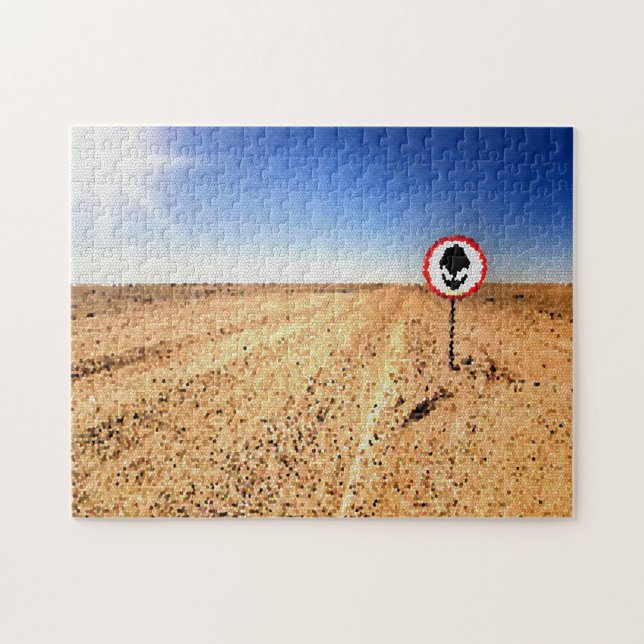 Area 51 Alien Nevada. Jigsaw Puzzle (Horizontal)