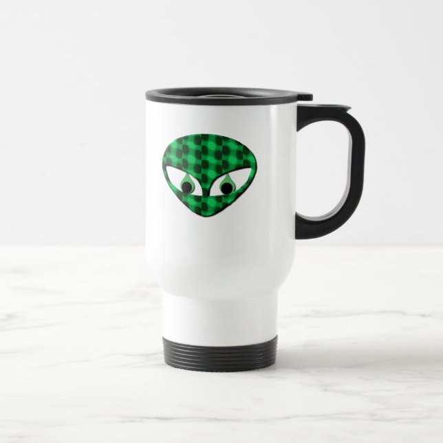 Area 51 Alien Plastic Travel Mug (Right)