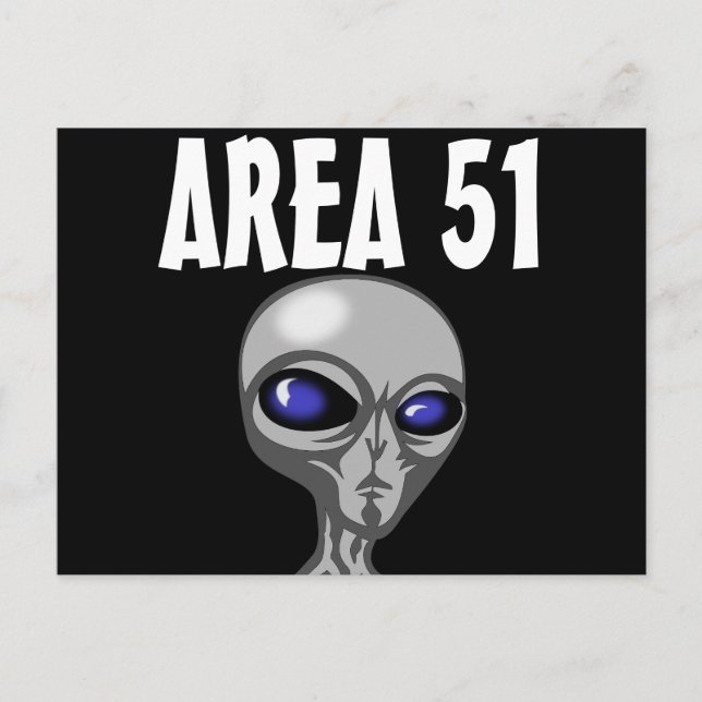 Area 51, Alien Postcards (Front)