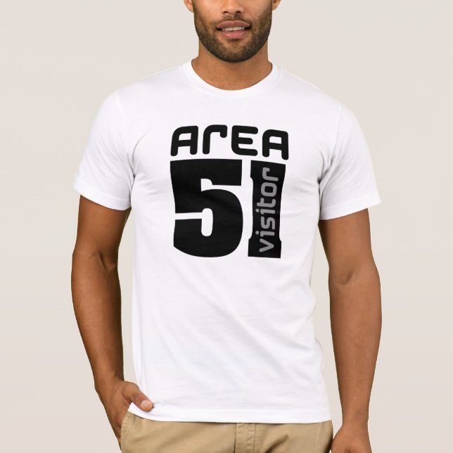 Area 51 Alien Visitor T-Shirt (Front)
