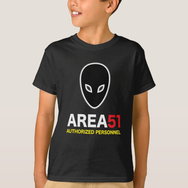 Area 51 Authorised Personnel T-Shirt (Front)