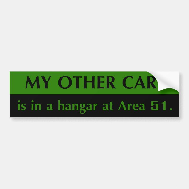Area 51 Bumper Sticker (Front)