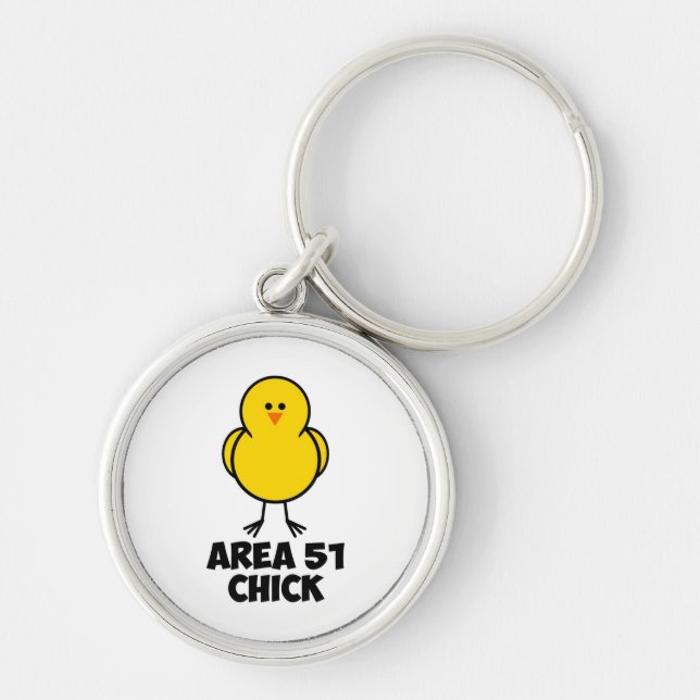 Area 51 Chick Key Ring (Front)