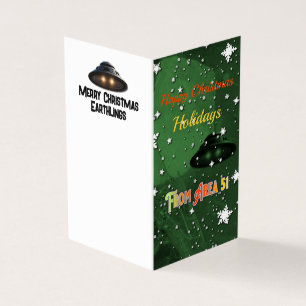 Area 51 Christmas greeting