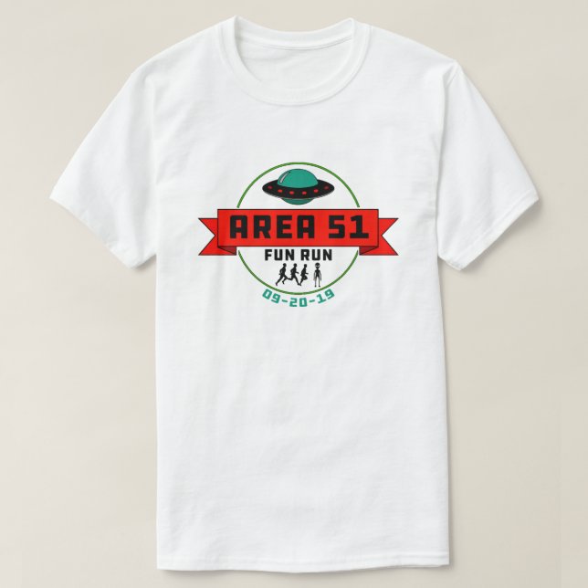 Area 51 Fun Run T-Shirt (Design Front)