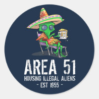 Area 51 Gag Gift UFO Drunk Illegal Alien