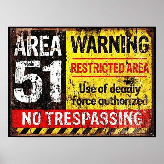 AREA 51 POSTER (Front)