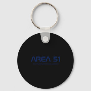 Area 51 Reverse Engineering Alien Ufo Paranormal  Key Ring