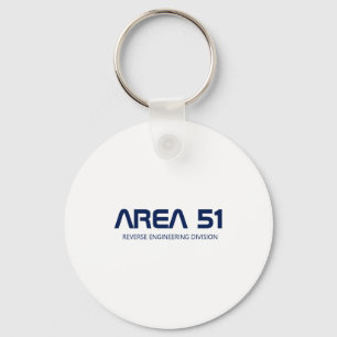Area 51 Reverse Engineering Alien Ufo Paranormal  Key Ring