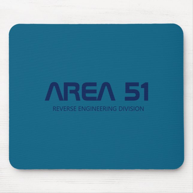Area 51 Reverse Engineering Alien Ufo Paranormal  Mouse Pad (Front)