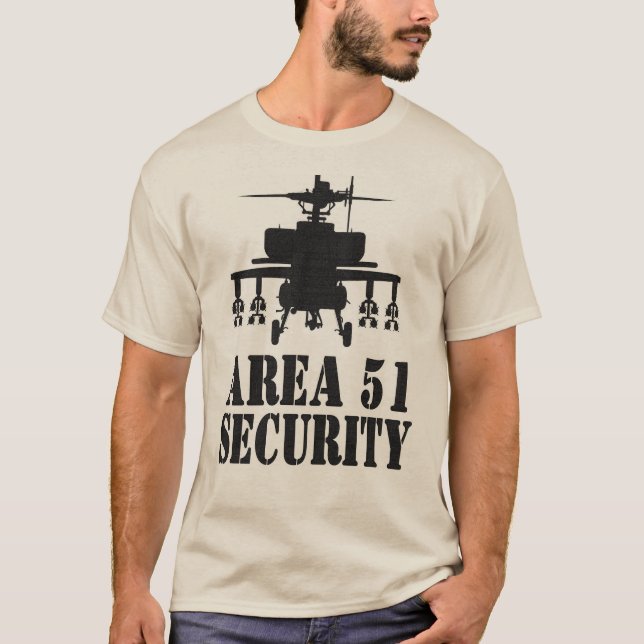 Area 51 Security T T-Shirt (Front)