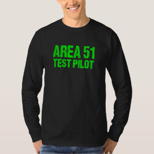 Area 51 Test Pilot Retro Halloween Costume Roswell T-Shirt