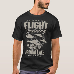 Area 51 Ufo Groom Lake Advance Flight Training T S T-Shirt