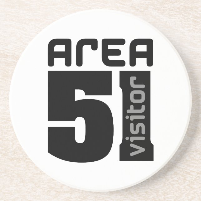 Area 51 Visitor Coaster (Front)