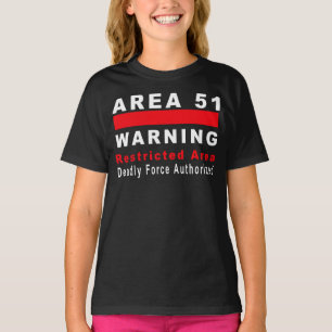 Area 51 Warning T-Shirt