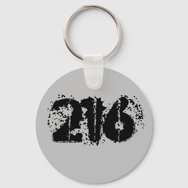 Area Code 216 (Cleveland) Key Ring (Front)
