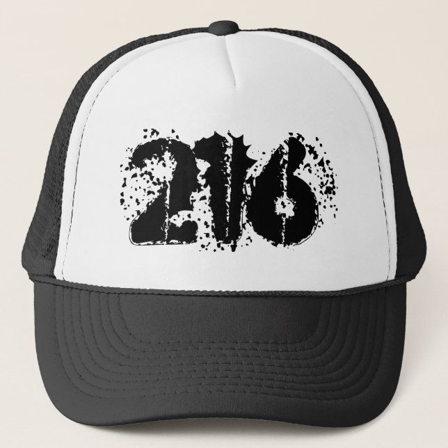 Area Code 216 (Cleveland) Trucker Hat (Front)