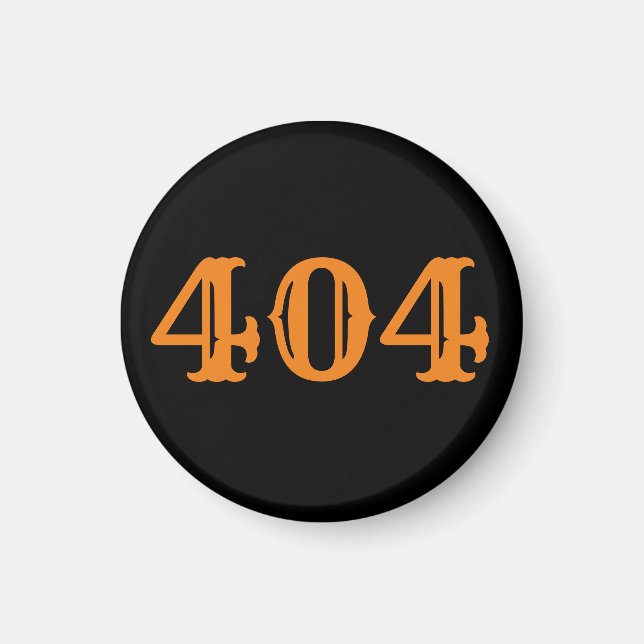 Area Code 404 (Atlanta, GA) Magnet (Front)