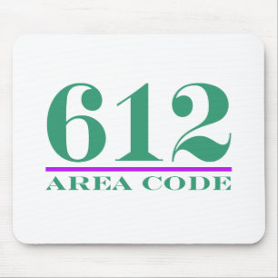 Area Code 612 Mouse Pad