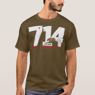 Area Code 714 Anaheim California TShirt