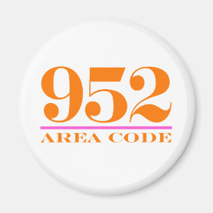 Area Code 952 Magnet