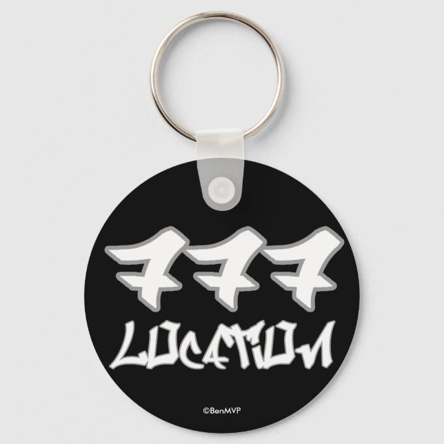 Area Codes Key Ring (Front)