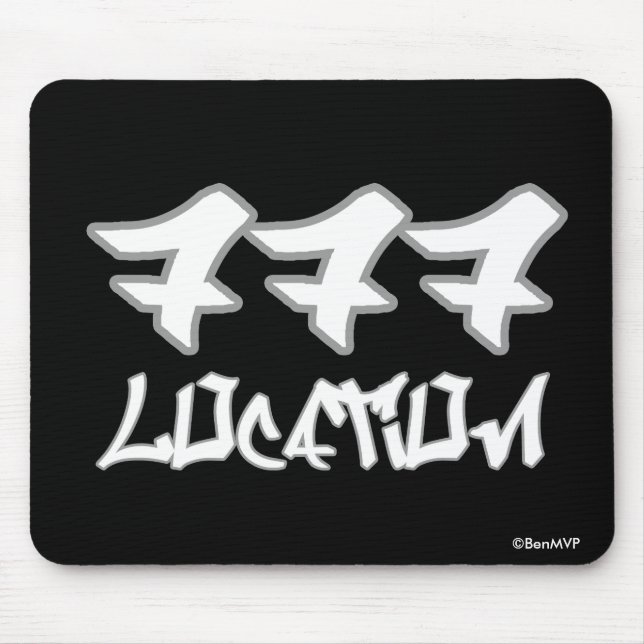 Area Codes Mouse Pad (Front)