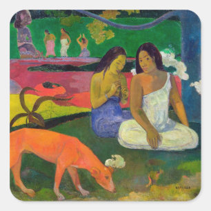 Arearea , 1892 square sticker