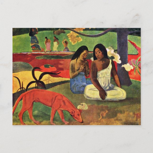 Arearea By Gauguin Paul (Best Quality) Postcard (Front)