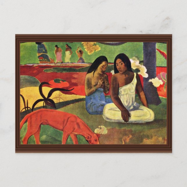 Arearea By Gauguin Paul (Best Quality) Postcard (Front)