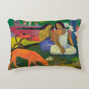 Arearea (The Red Dog), 1892 Decorative Cushion